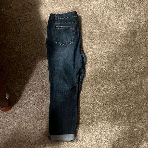 Blue patchwork Jeans - Picture 2 of 2